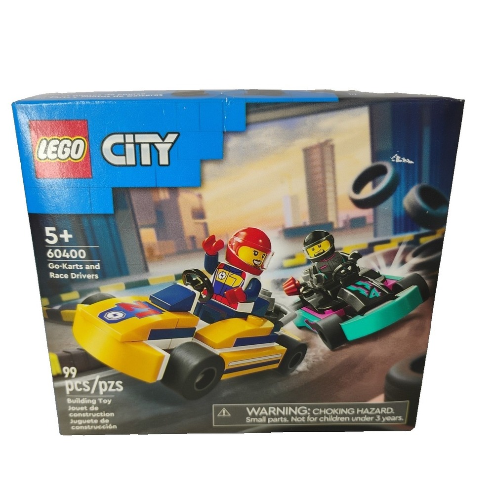 LEGO CITY: Go-Karts and Race Drivers (60400)‎ 99pcs New In Box
